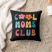 Moderne Retro Cool moeders club  Groovy Daisy Kussen (Deken)