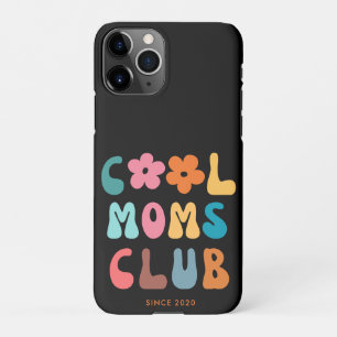 Moderne Retro Cool moeders club  Groovy iPhone 11Pro Hoesje