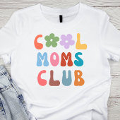 Moderne Retro Cool moeders club Groovy T-shirt