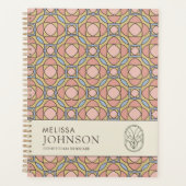 Moderne Retro Geometrische Professionele Planner (Voorkant)