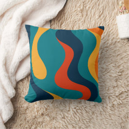 Moderne Retro Golf Abstract Patroon Kussen