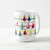 Moderne Retro Kerst Koffiemok (Voorkant rechts)