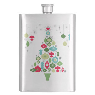 Moderne retro kerstboom flacon