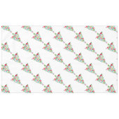 Moderne  retro kerstboom tafelkleed (Voorkant (Horizontaal))