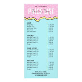 Moderne Retro Kleurrijke banketbakker Menu (Voorkant)