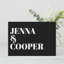 Moderne Retro Krachtige Typografie Zwart & Wit Tro