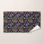 Moderne Retro Paisley Bad Handdoek (Handdoek)