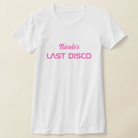 Moderne Retro Space Bachelorette T-shirt (Laagn)