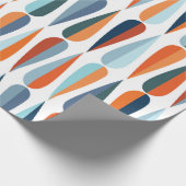 Moderne retro van de moderne stijl uit de midden e cadeaupapier (Hoek)