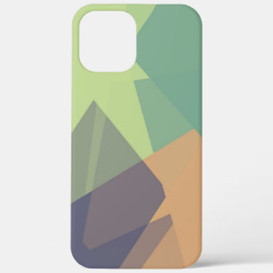 Moderne retrokleuren geometrisch #17 iPhone 12 pro max hoesje