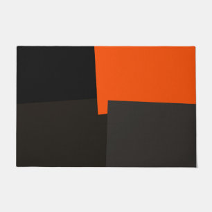 Moderne retrokleuren geometrisch #38 deurmat