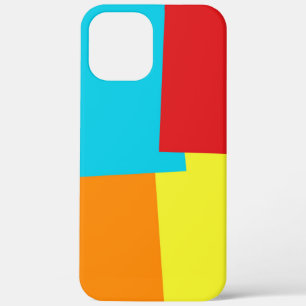 Moderne retrokleuren geometrisch #4 iPhone 12 pro max hoesje