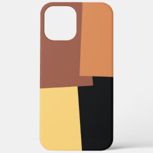 Moderne retrokleuren geometrische #6 iPhone 12 pro max hoesje