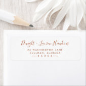 Moderne Return Address Label (Insitu)