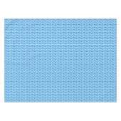 Moderne ribbons uit de middeleeuwen, kobalt & sky  tafelkleed (Voorkant (Horizontaal))