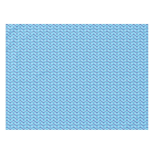Moderne ribbons uit de middeleeuwen, kobalt & sky  tafelkleed (Voorkant (Horizontaal))