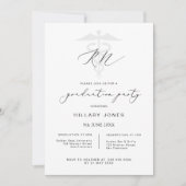 Moderne RN Afstuderen kalligrafie Kaart (Voorkant)