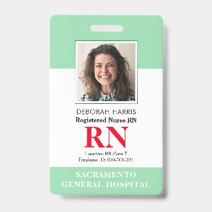 Moderne RN-verpleegster Badge