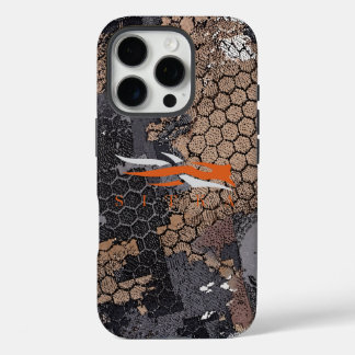 Moderne Robuuste Jacht Camo Geometrisch Patroon va iPhone 16 Pro Hoesje