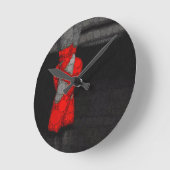 Moderne rode balletschoenen ronde klok (Hoek)