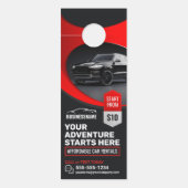 Moderne rode betaalbare auto huren Auto huren Auto (Voorkant)