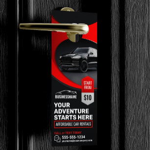 Moderne Rode Betaalbare Autoverhuur Auto Huur