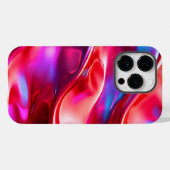 Moderne rode esthetische achtergrond Case-Mate iPhone case (Achterkant (horizontaal))