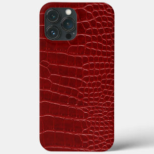 Moderne Rode Krokodil iPhone 13 Pro Max Hoesje
