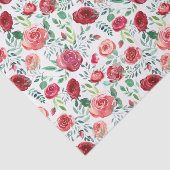 Moderne rode rozen van de Waterverf gevild Tissuepapier (Detail)