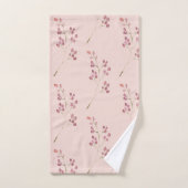 Moderne rode ventilator van Waterverf Bad Handdoek (Handdoek)