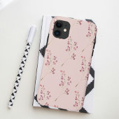 Moderne rode ventilator van Waterverf Case-Mate iPhone Case