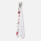 Moderne rode vogel ontwerp stropdas (Achterkant)