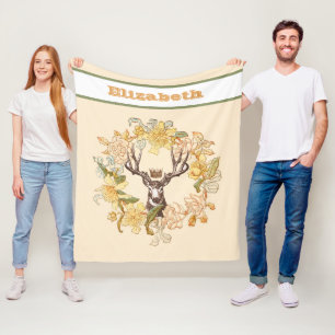 moderne, roestrijke ventilator fleece deken