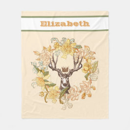 moderne, roestrijke ventilator fleece deken