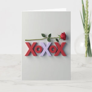 Moderne Romance Xoxo Kaart