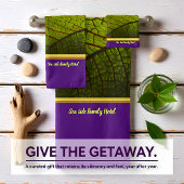 Moderne romantique avec feuille de feuille d'or