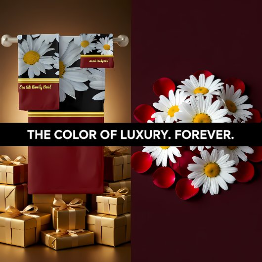 Moderne romantique avec texture marguerite .rouge