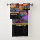 Moderne romantique avec un monogramme d'oiseau col (En situation)