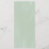 Moderne romantique Cadre Carte de remerciements (Dos)