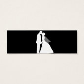 moderne Romantique Couple Mariage Boire Billets (Dos)