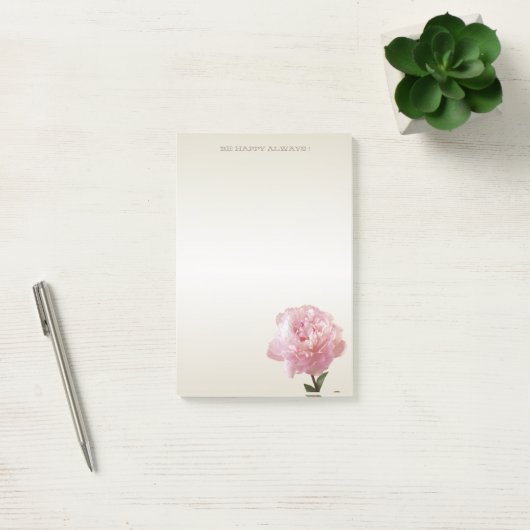 Moderne Romantische anjer - Gepersonaliseerd Post-it® Notes (Kantoor)