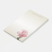 Moderne Romantische anjer - Gepersonaliseerd Post-it® Notes (Schuin)