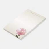 Moderne Romantische Anjer -Persoonlijk Post-it® Notes (Schuin)