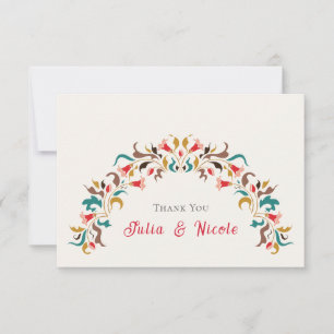 Moderne romantische elegante bloemenkrans bruiloft