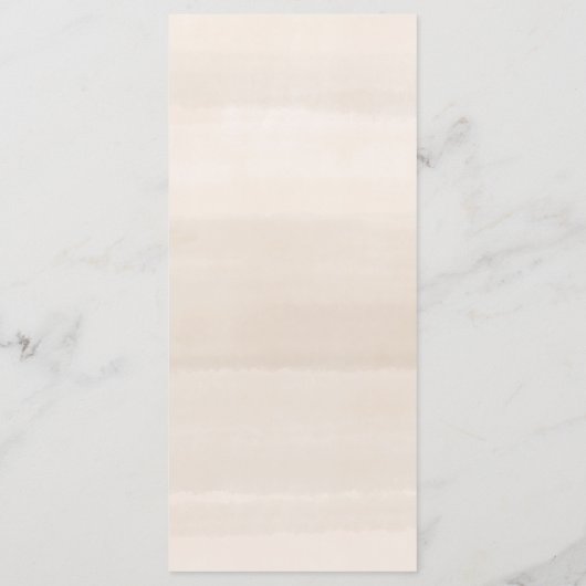 Moderne romantische plaatsinstelling Hartelijk kaa Programma (Achterkant)