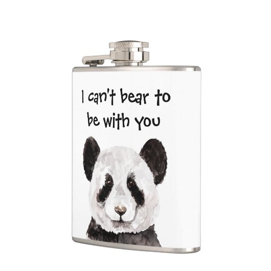 Moderne romantische prijsopgave met zwart-wit Pand Heupfles (Links)