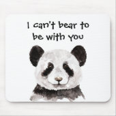 Moderne romantische prijsopgave met zwart-wit Pand Muismat (Voorkant)