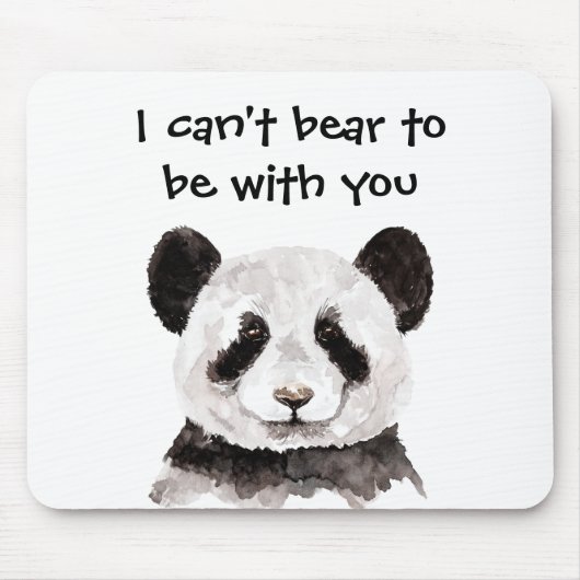 Moderne romantische prijsopgave met zwart-wit Pand Muismat (Voorkant)