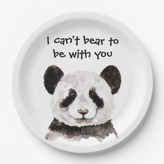 Moderne romantische prijsopgave met zwart-wit Pand Papieren Bordje (Voorkant)