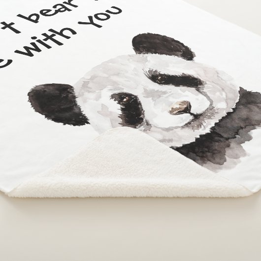 Moderne romantische prijsopgave met zwart-wit Pand Sherpa Deken (3/4)